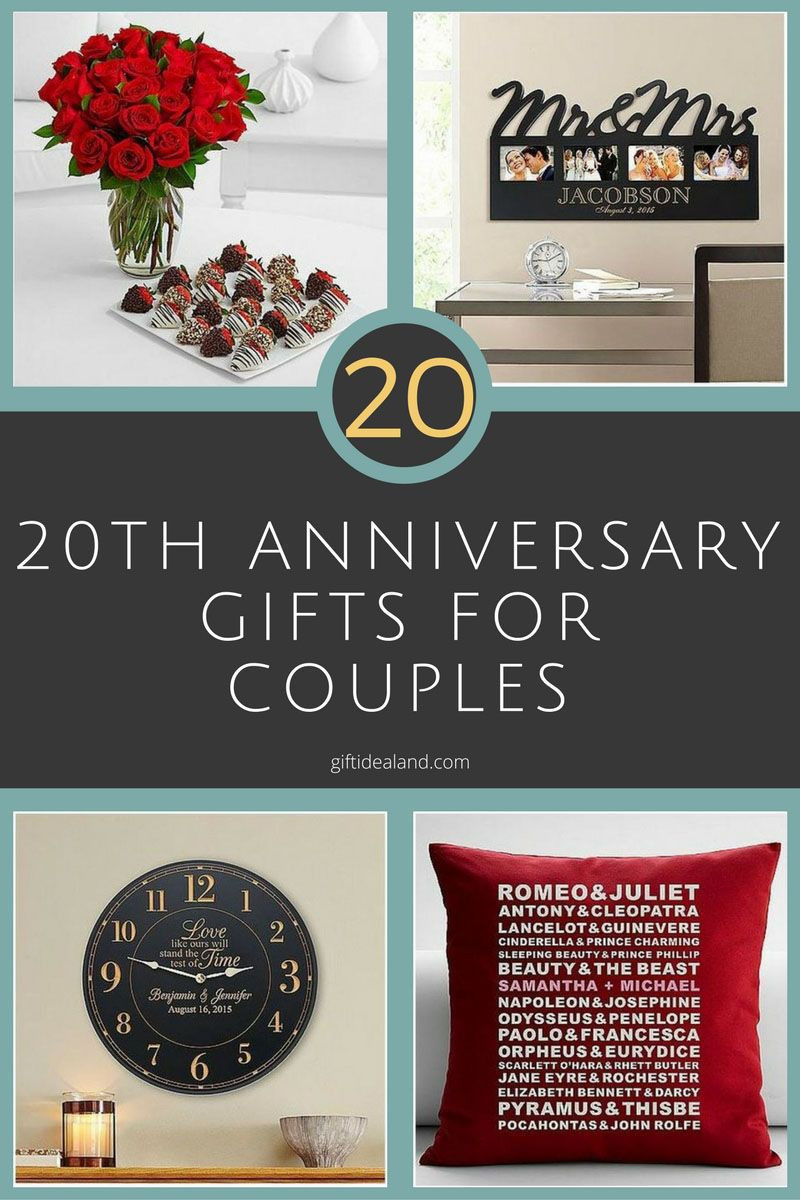 20Th Wedding Anniversary Gift Ideas For Couple
 31 Good 20th Wedding Anniversary Gift Ideas For Him & Her