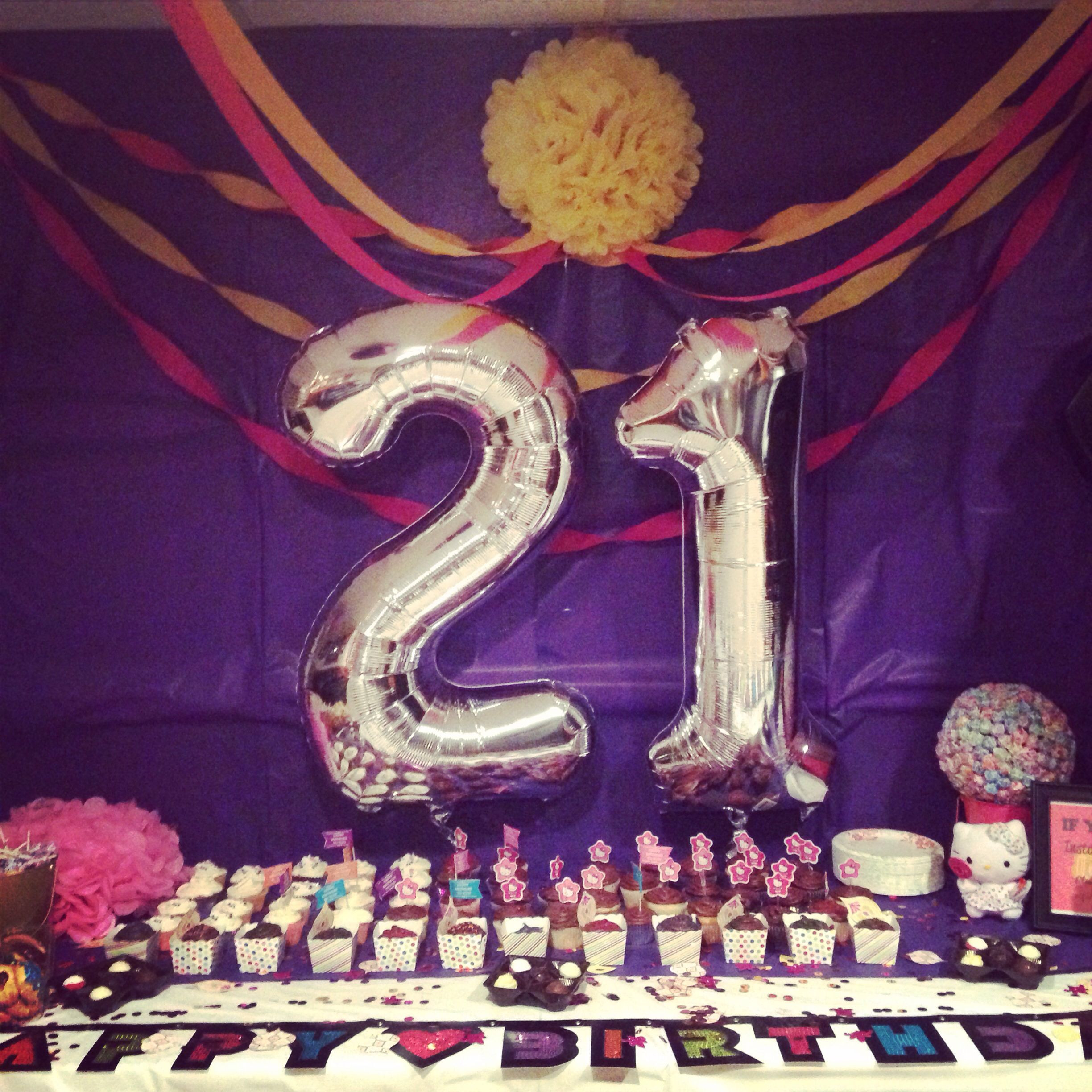 21 Birthday Decorations
 The 25 best 21st birthday decorations ideas on Pinterest