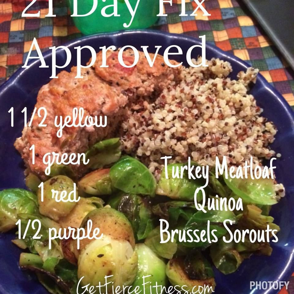 21 Day Fix Turkey Meatloaf
 Turkey Meatloaf 21 DAY FIX APPROVED 21DayFix