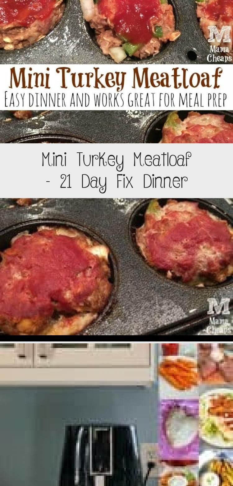 21 Day Fix Turkey Meatloaf
 Mini Turkey Meatloaf – 21 Day Fix Dinner in 2020