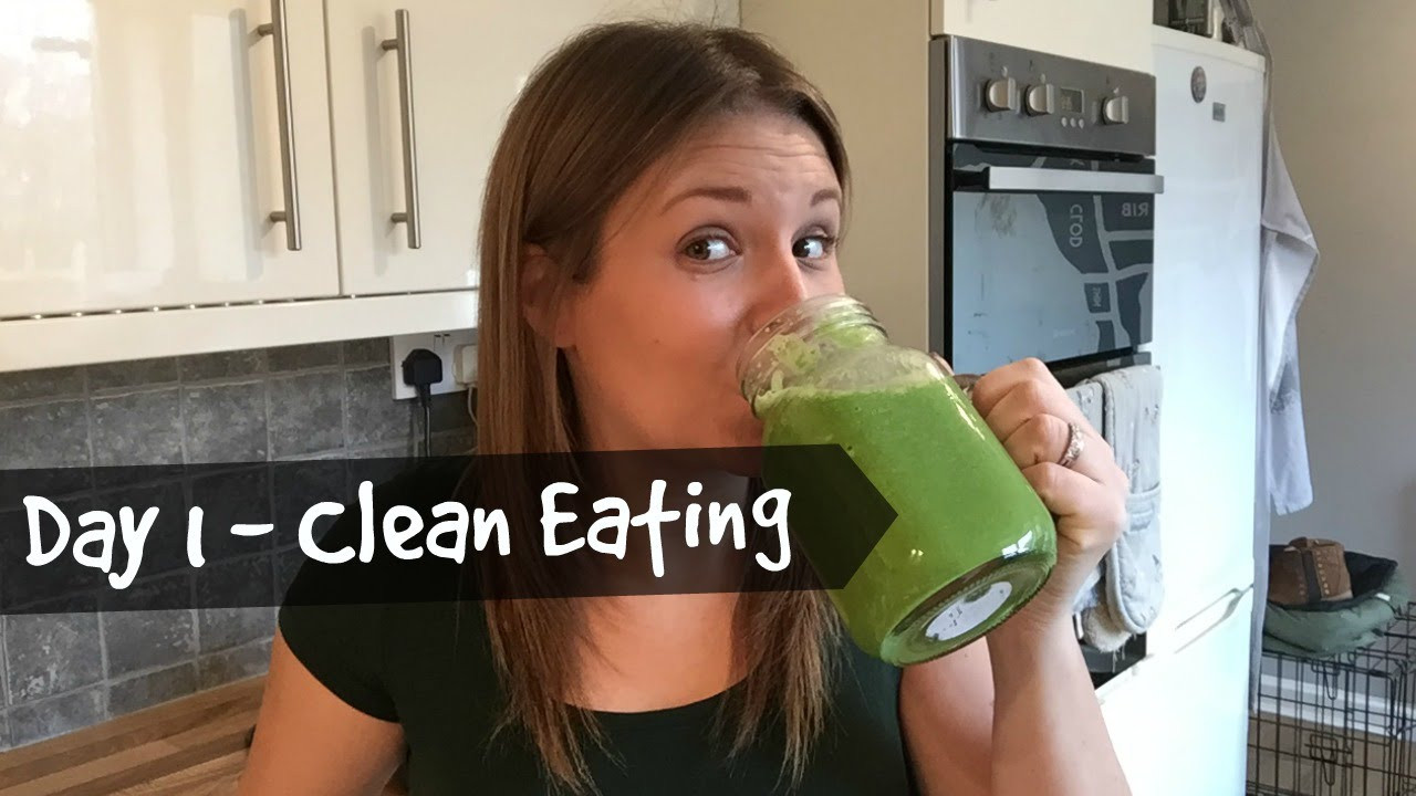 21 Days Clean Eating
 21 Day Clean Eating Challenge Day 1 Green Smoothie