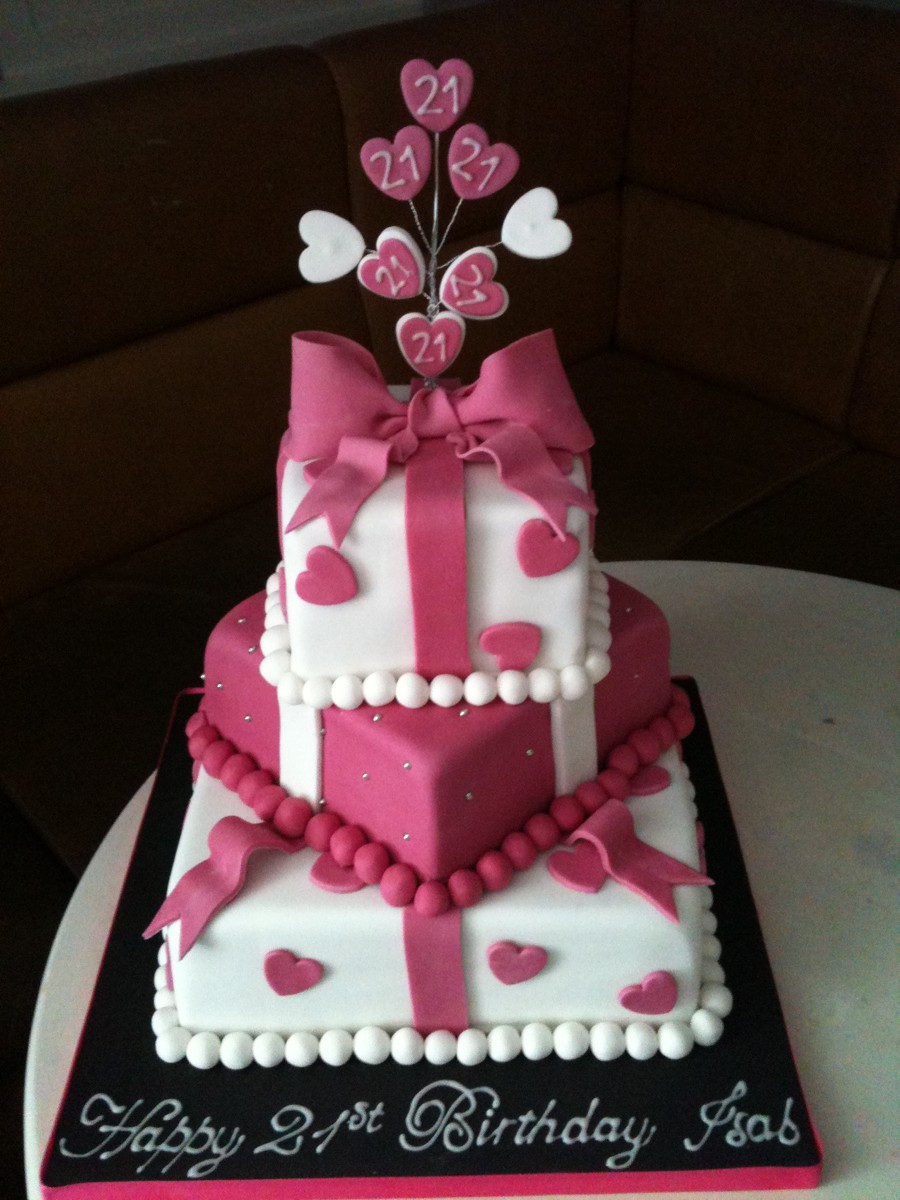 21st Birthday Cake Ideas For Her
 21th Birthday Cake for Your Lovely Girl
