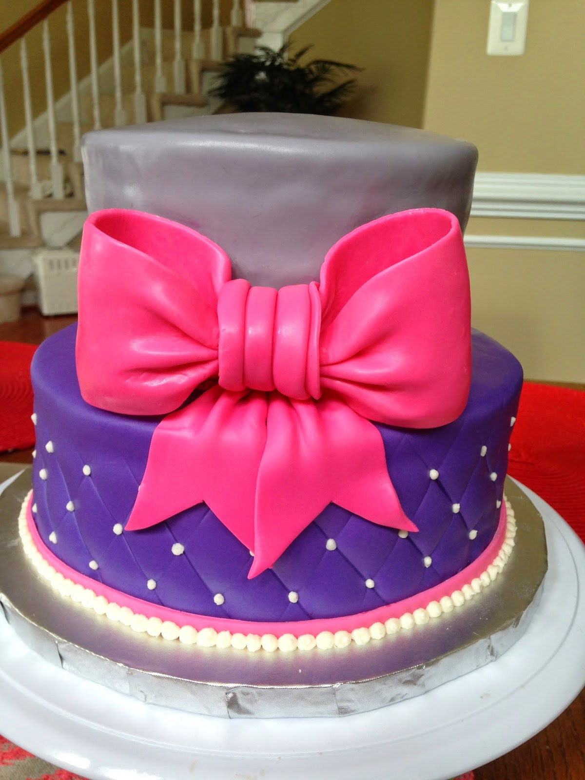 21st Birthday Cakes For Her
 Joyce Gourmet Happy 21st Birthday Ribbon Gift Cake Present