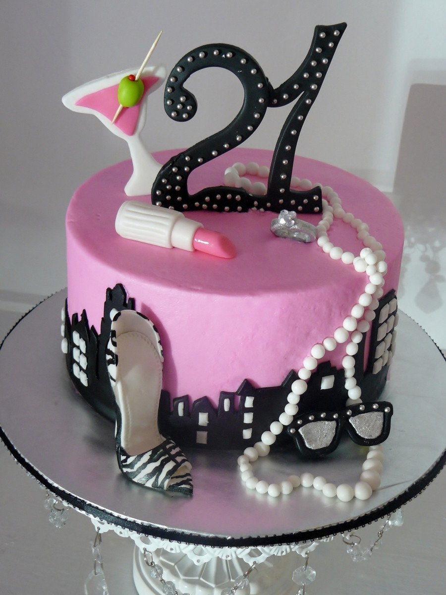21st Birthday Cakes For Her
 Celebrating 21 CakeCentral