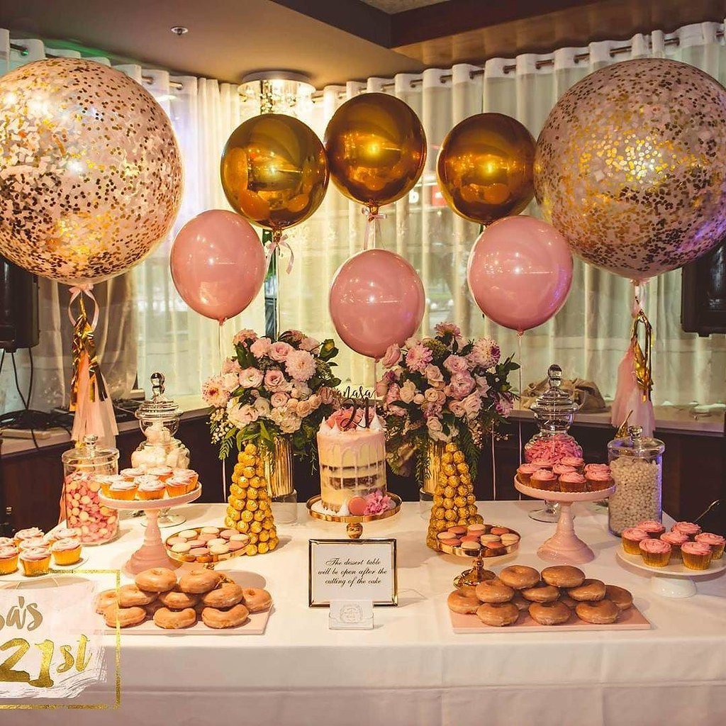 21st Birthday Decoration Ideas
 e of the most beautiful 21st birthday party 21stbirthda