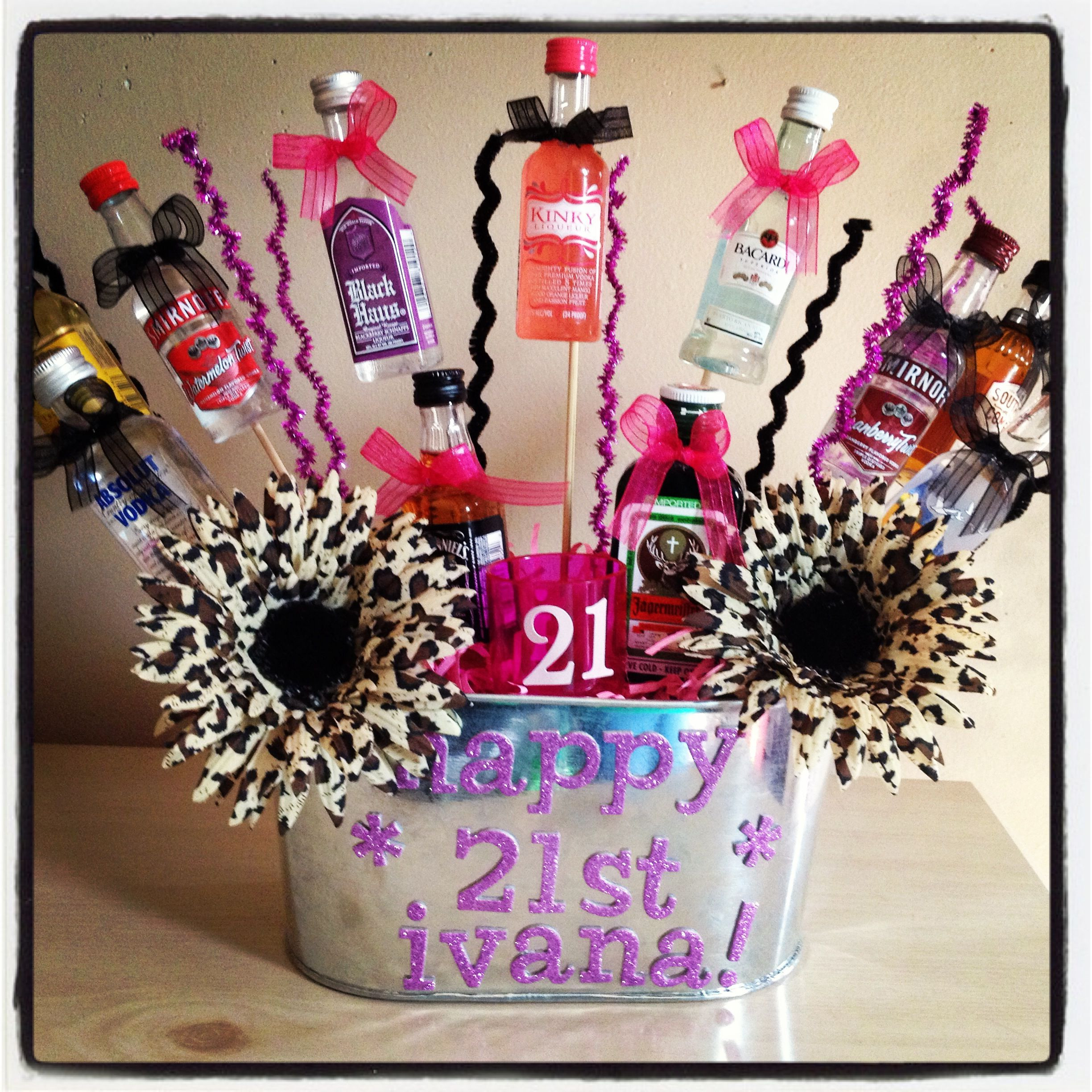 21St Birthday Gift Basket Ideas
 21st Birthday Basket