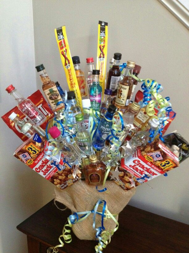 21St Birthday Gift Basket Ideas
 Nate s 21st birthday t basket