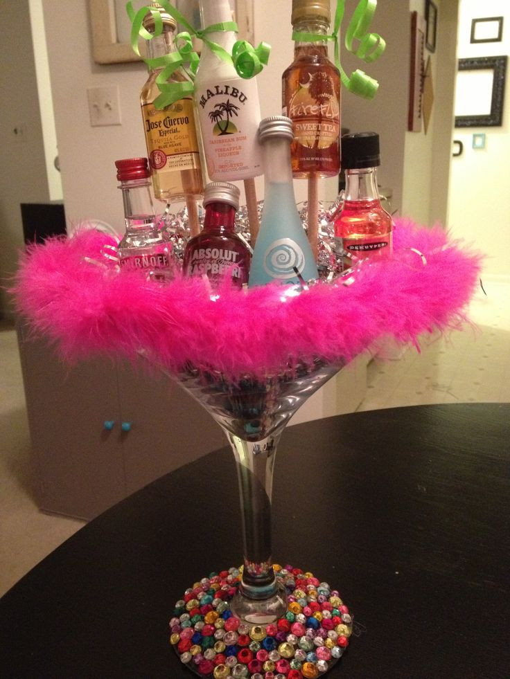 21st Birthday Gift
 89 best images about Bedazzled Booze Bottles and other DIY