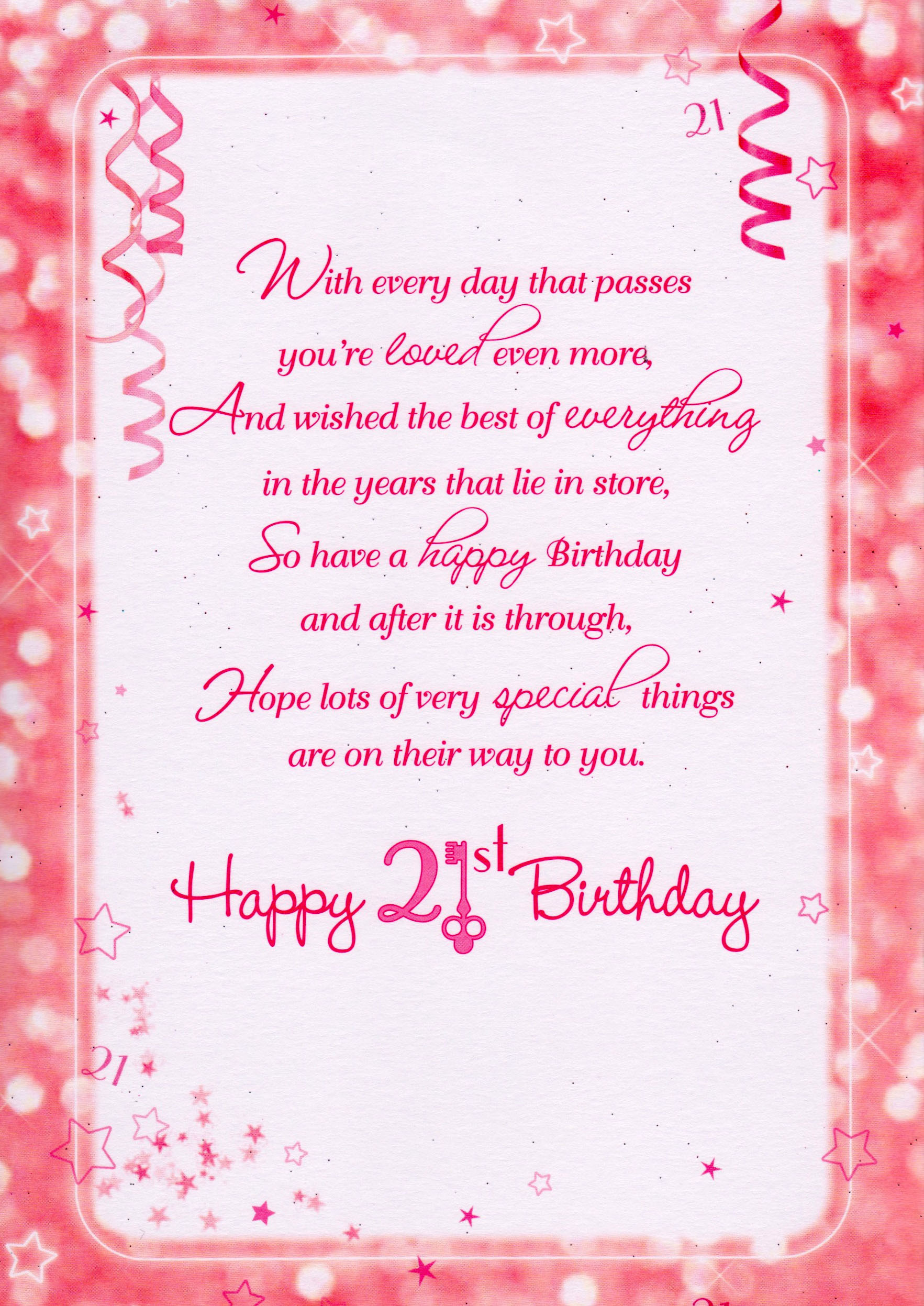 21st Birthday Wishes For Daughter
 Inspirational Happy 21st Birthday Wishes for Daughter