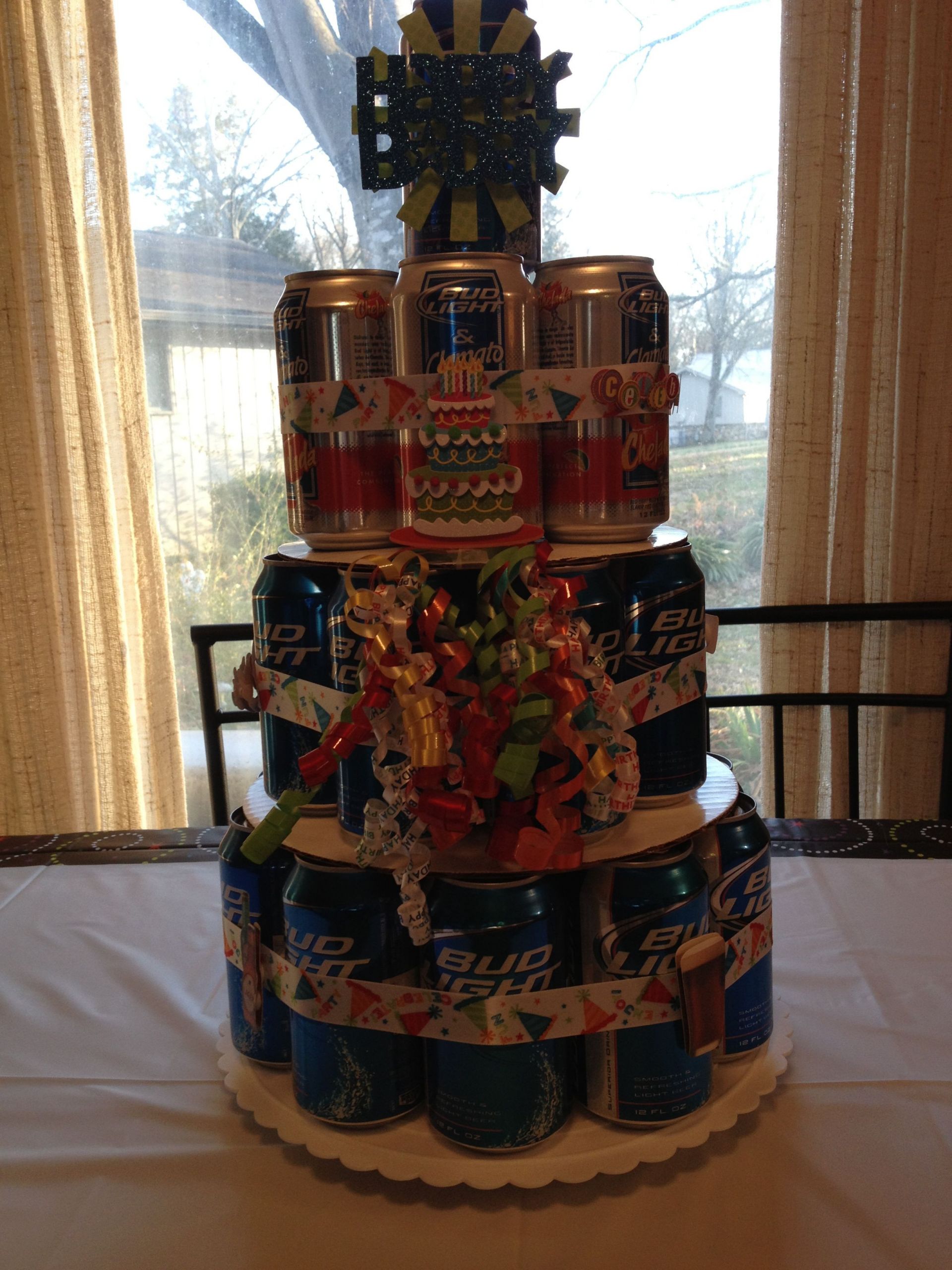 23Rd Birthday Gift Ideas
 Beer cake I made for my boyfriends 23rd Birthday