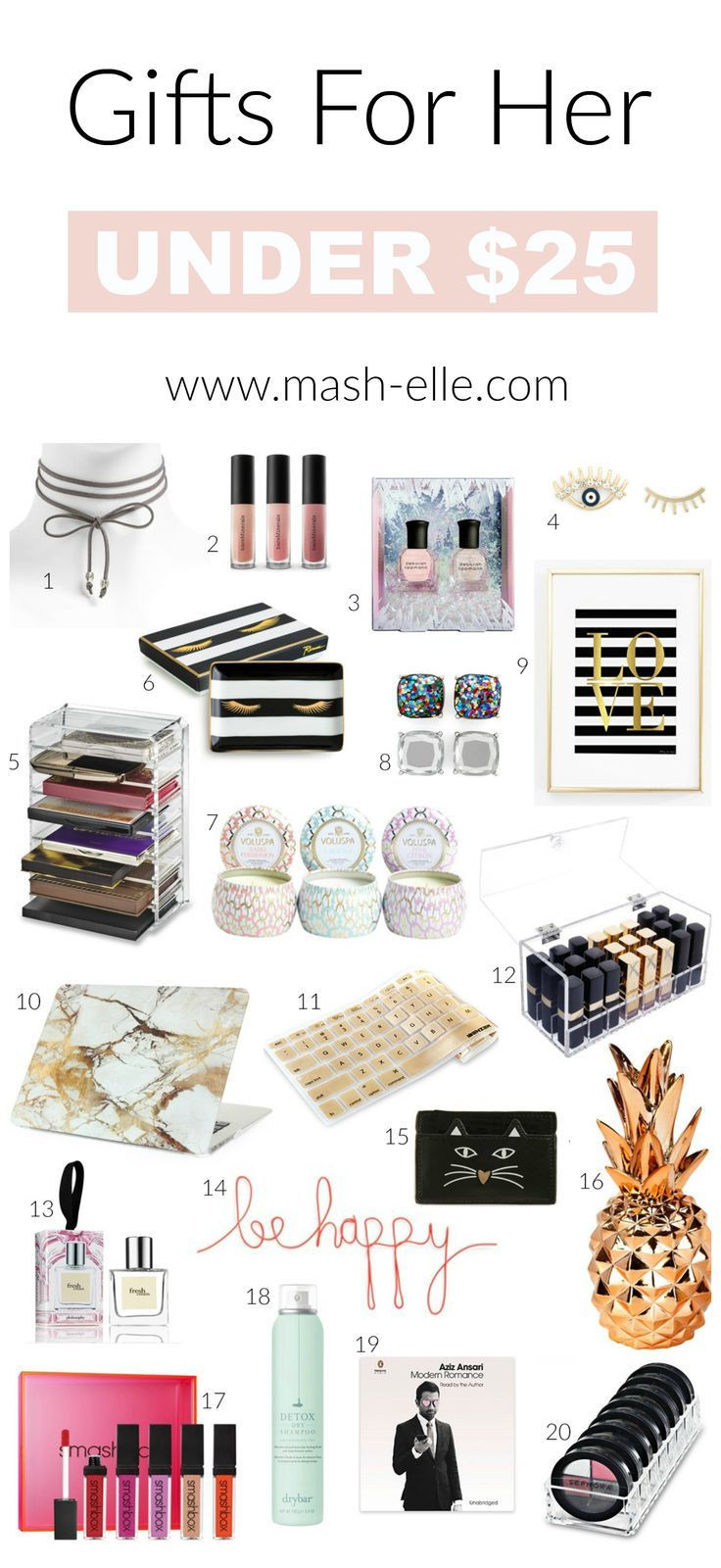 25Th Birthday Gift Ideas For Sister
 Gift Ideas for Her Under $25