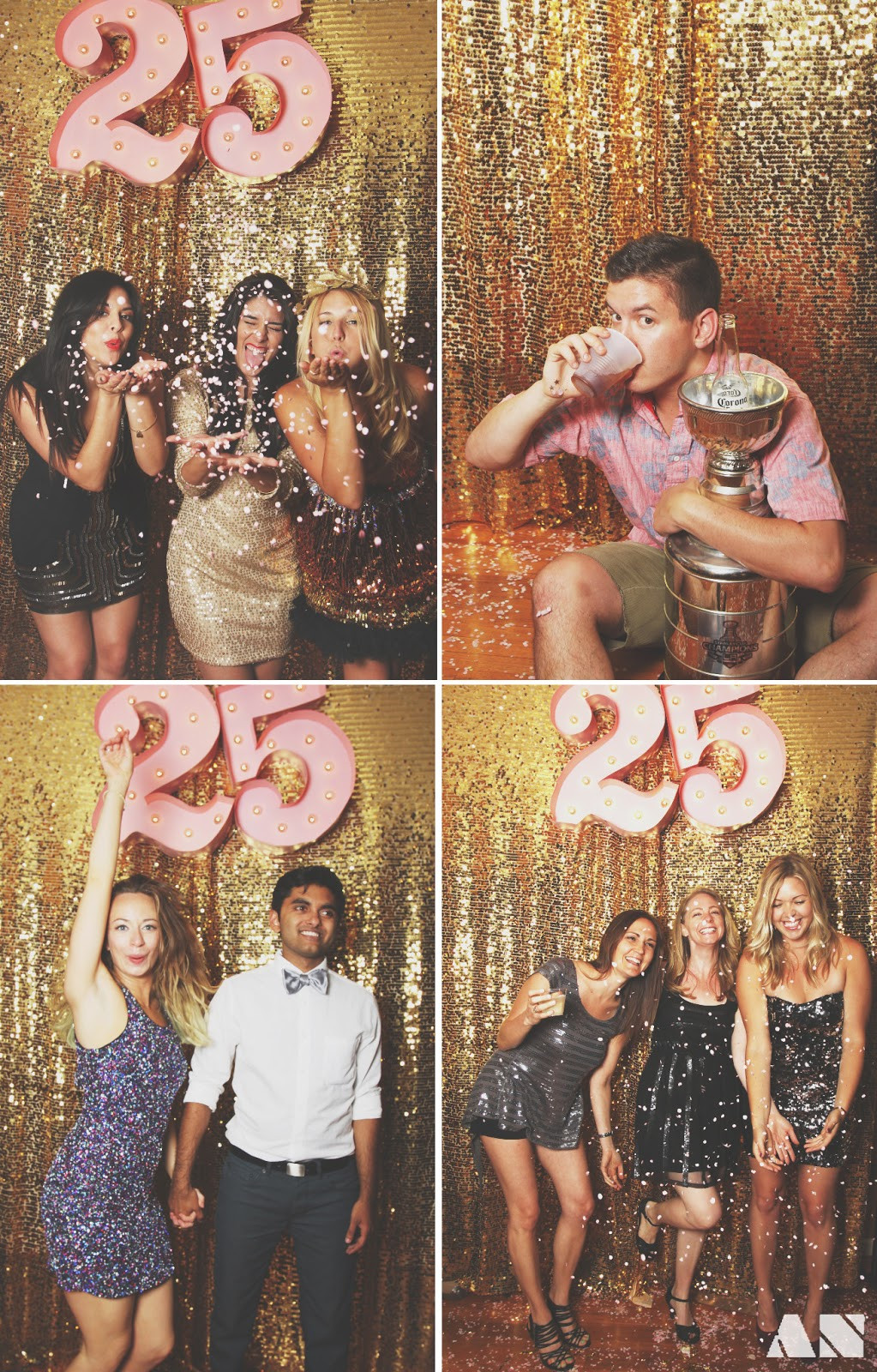 25th Birthday Party
 Chloe Moore graphy The Blog Glitterfest A