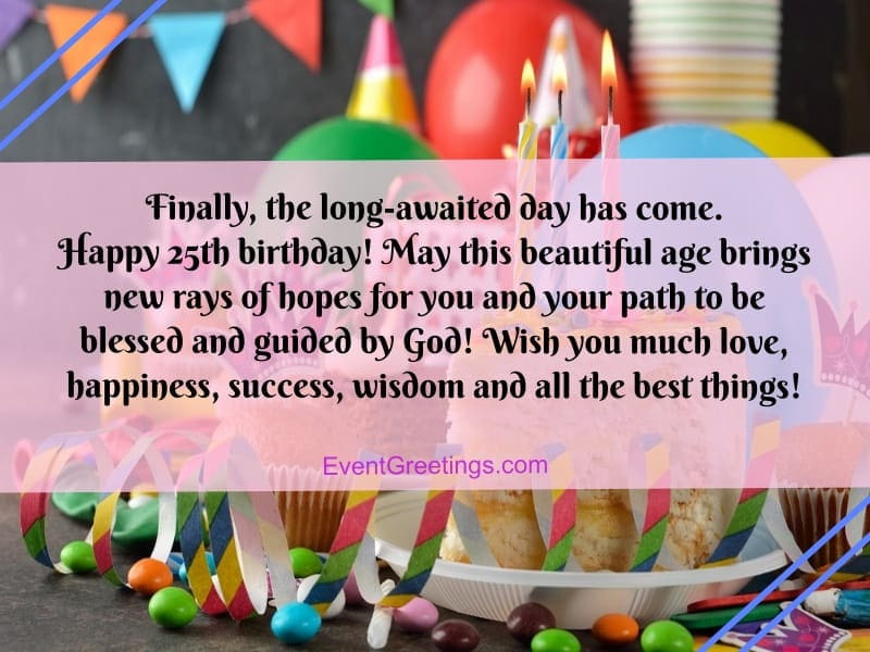 25Th Birthday Quotes
 30 Awesome Happy 25th Birthday Quotes And Wishes