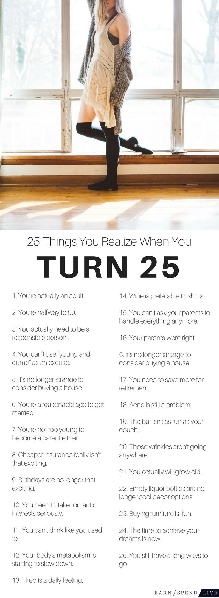 25Th Birthday Quotes
 The 25 best 25th birthday ideas on Pinterest