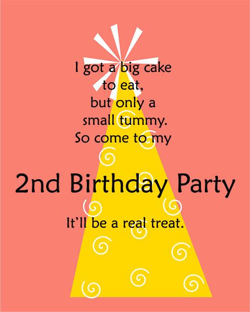2Nd Birthday Quotes
 Cute 2nd Birthday Sayings