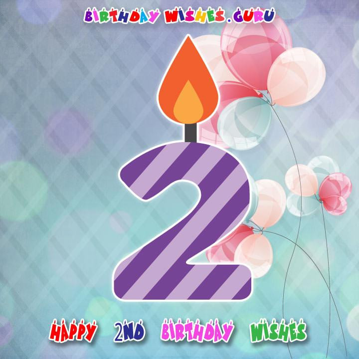 2nd Birthday Wishes
 Happy 2nd Birthday Wishes For Baby Girl Boy – Birthday