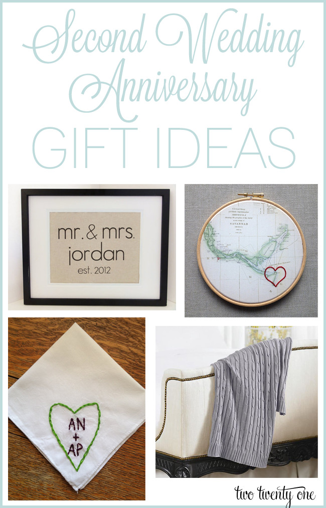 2nd Wedding Anniversary Gift
 Second Anniversary Gift Ideas