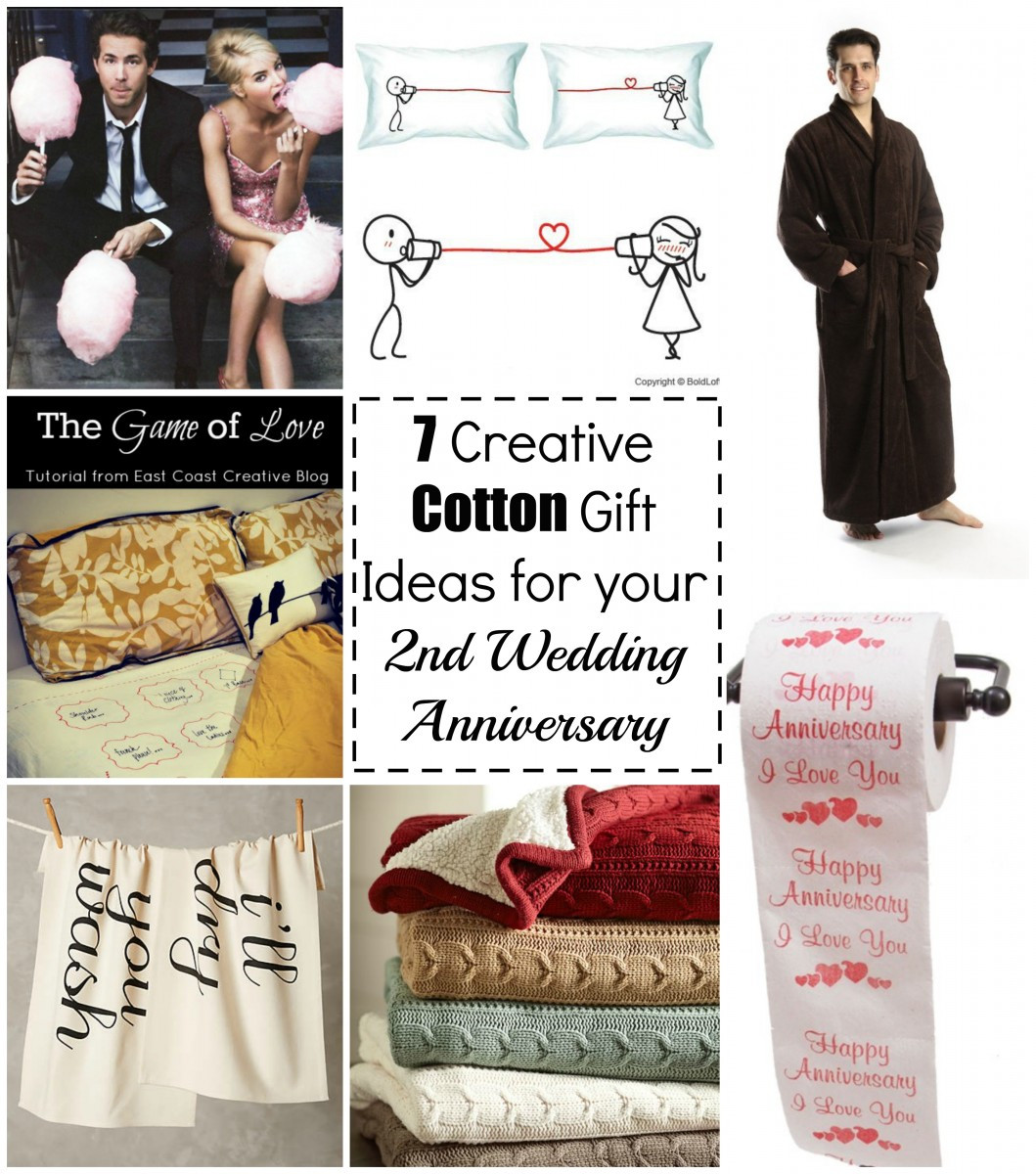 2nd Wedding Anniversary Gift
 7 Cotton Gift Ideas for your 2nd Wedding Anniversary