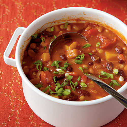 3 Bean Vegetarian Chili
 Three Bean Ve arian Chili 25 Best Soups Cooking Light