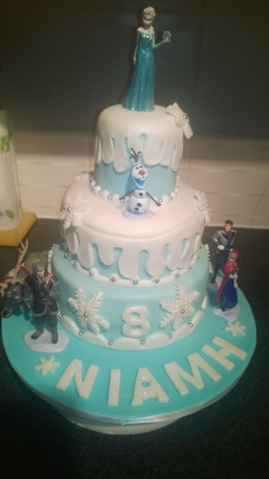 3 Tier Birthday Cake
 Disney Frozen 3 Tier Birthday Cake CakeCentral