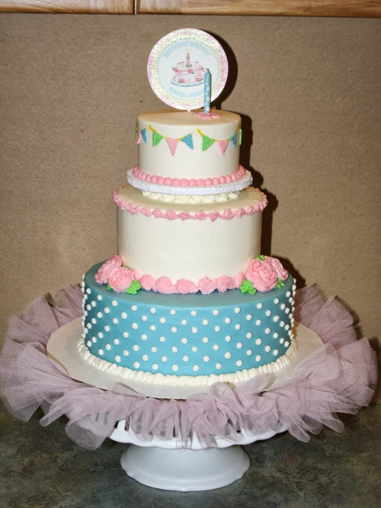 3 Tier Birthday Cake
 Party Cakes Baby Ballerina 3 Tier Birthday Cake