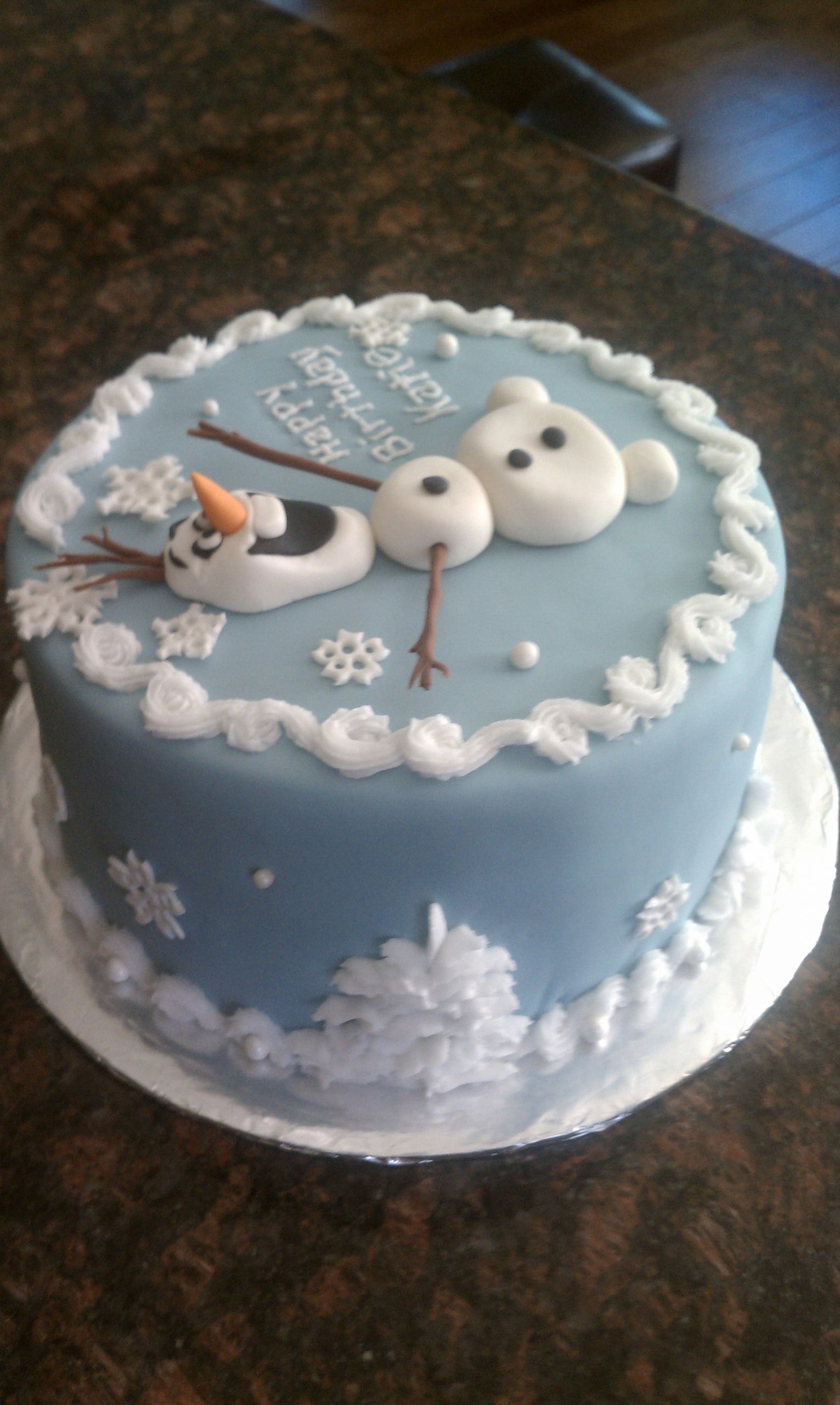 3 Year Old Birthday Cake
 Birthday Cake For A 3 Year Old Who Loves Frozen