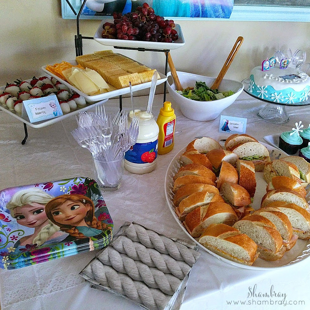 3 Year Old Birthday Party Food Ideas
 Shambray A Frozen Birthday Party for a 3 year old