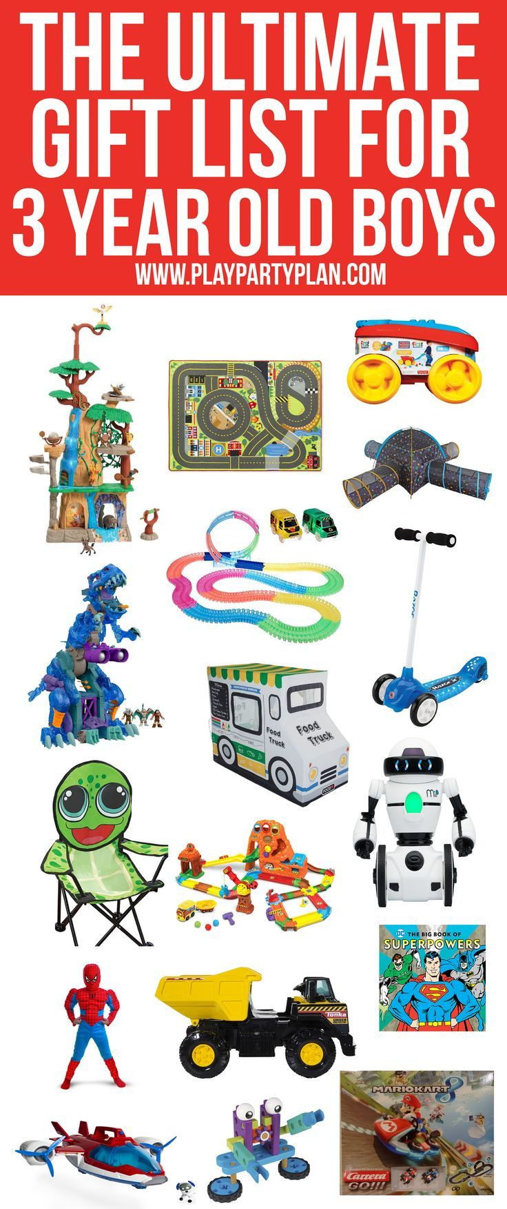 3 Year Old Boy Birthday Gifts
 25 Amazing Gifts & Toys for 3 Year Olds Who Have