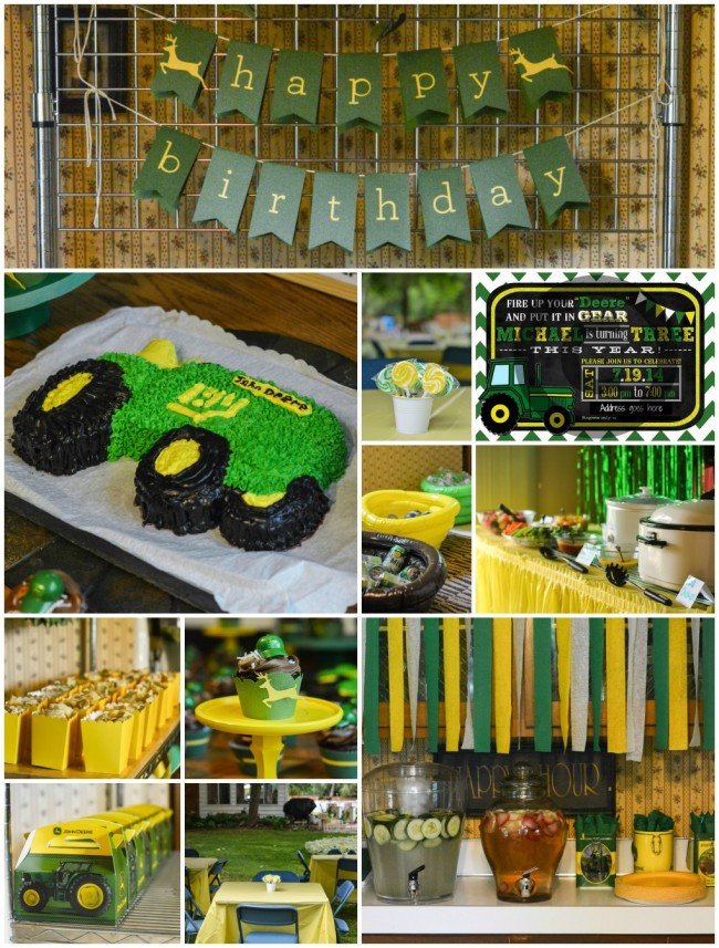 3 Year Old Boy Birthday Party Ideas
 John Deere Birthday Party Ideas for a 3 Year Old