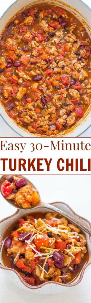 30 Min Turkey Chili
 Easy 30 Minute Turkey Chili CUCINA DE YUNG