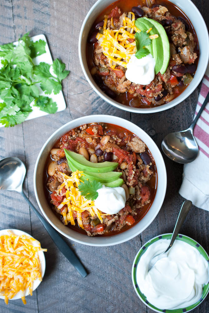 30 Min Turkey Chili
 30 Minute Turkey Quinoa Chili