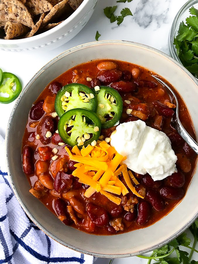 30 Min Turkey Chili
 30 Minute Turkey Chili Kalefornia Kravings