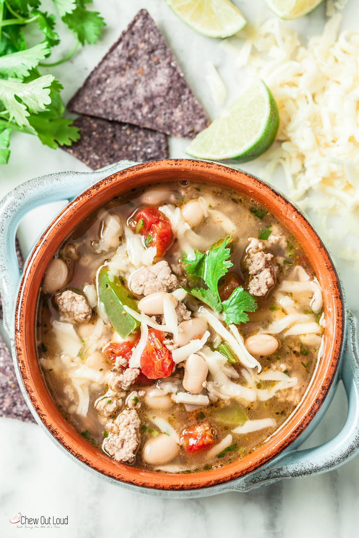 30 Min Turkey Chili
 30 Minute White Bean Turkey Chili Chew Out Loud