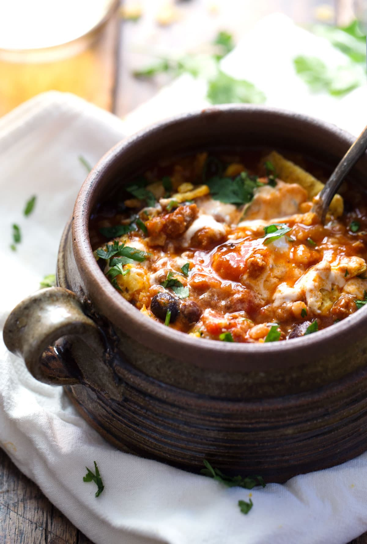 30 Min Turkey Chili
 30 Minute Spicy Ancho Turkey Chili Pinch of Yum