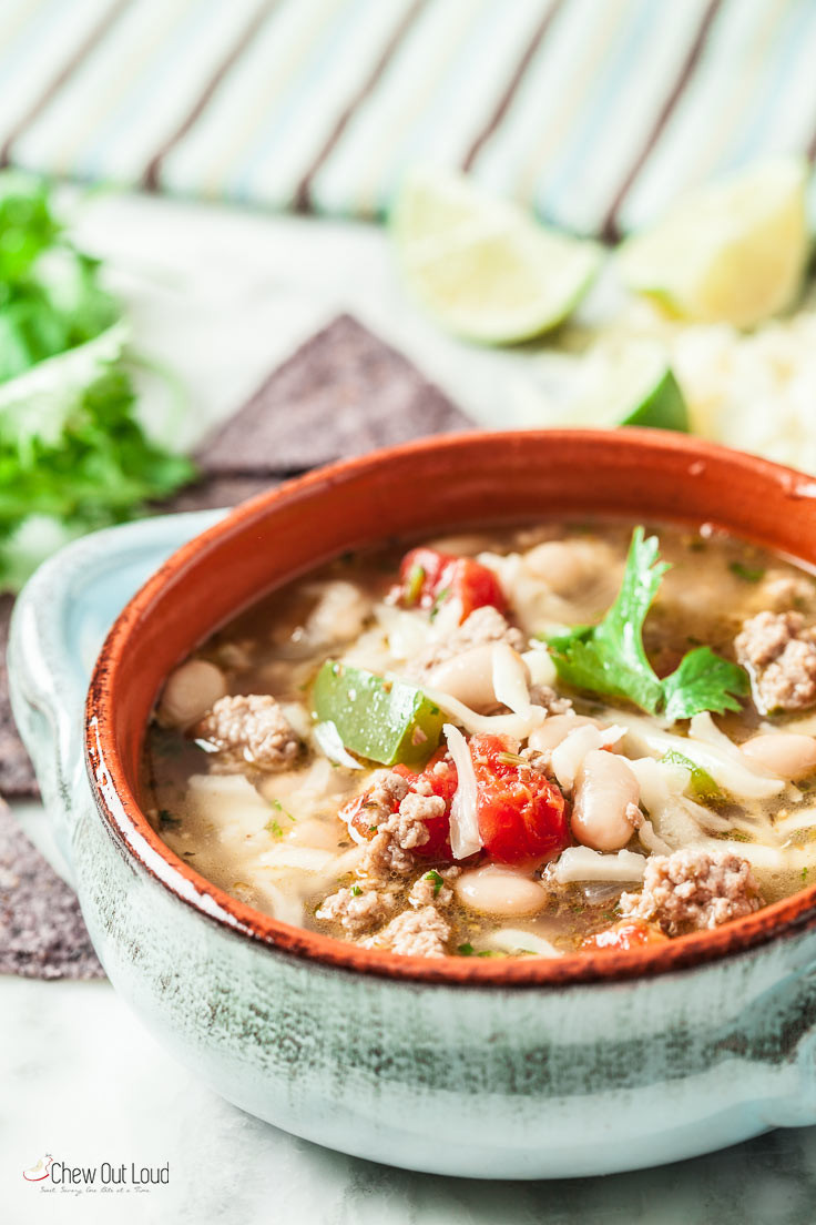 30 Min Turkey Chili
 30 Minute White Bean Turkey Chili Chew Out Loud