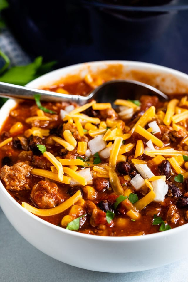 30 Min Turkey Chili
 Turkey Chili Recipe 30 minute meal Crazy for Crust