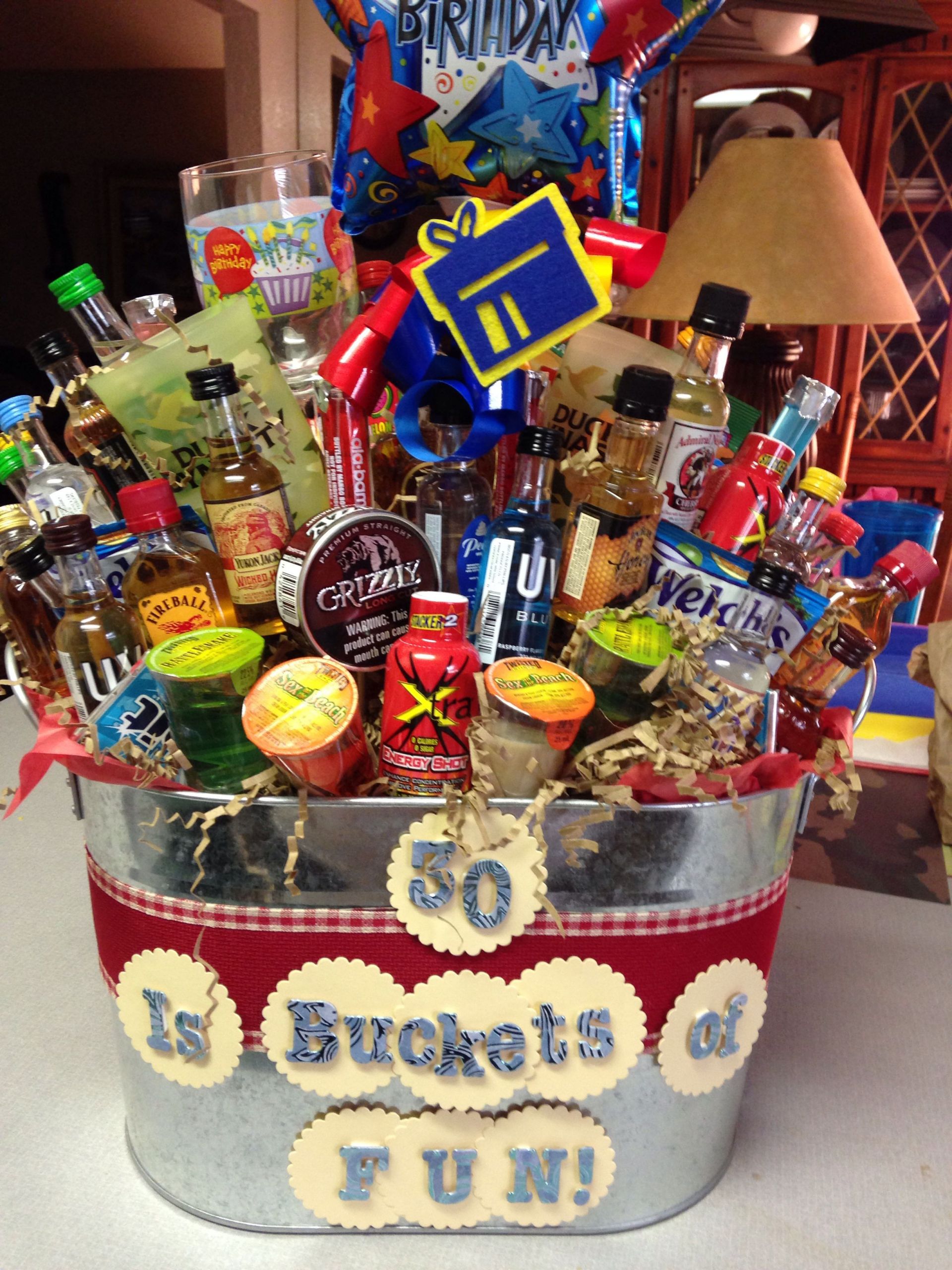 30 Years Old Birthday Gift Ideas
 Turning dirty 30 t basket Cute Stuff