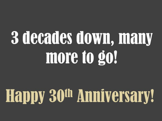 30Th Anniversary Quotes
 30th Anniversary Wishes Quotes Poems and Messages