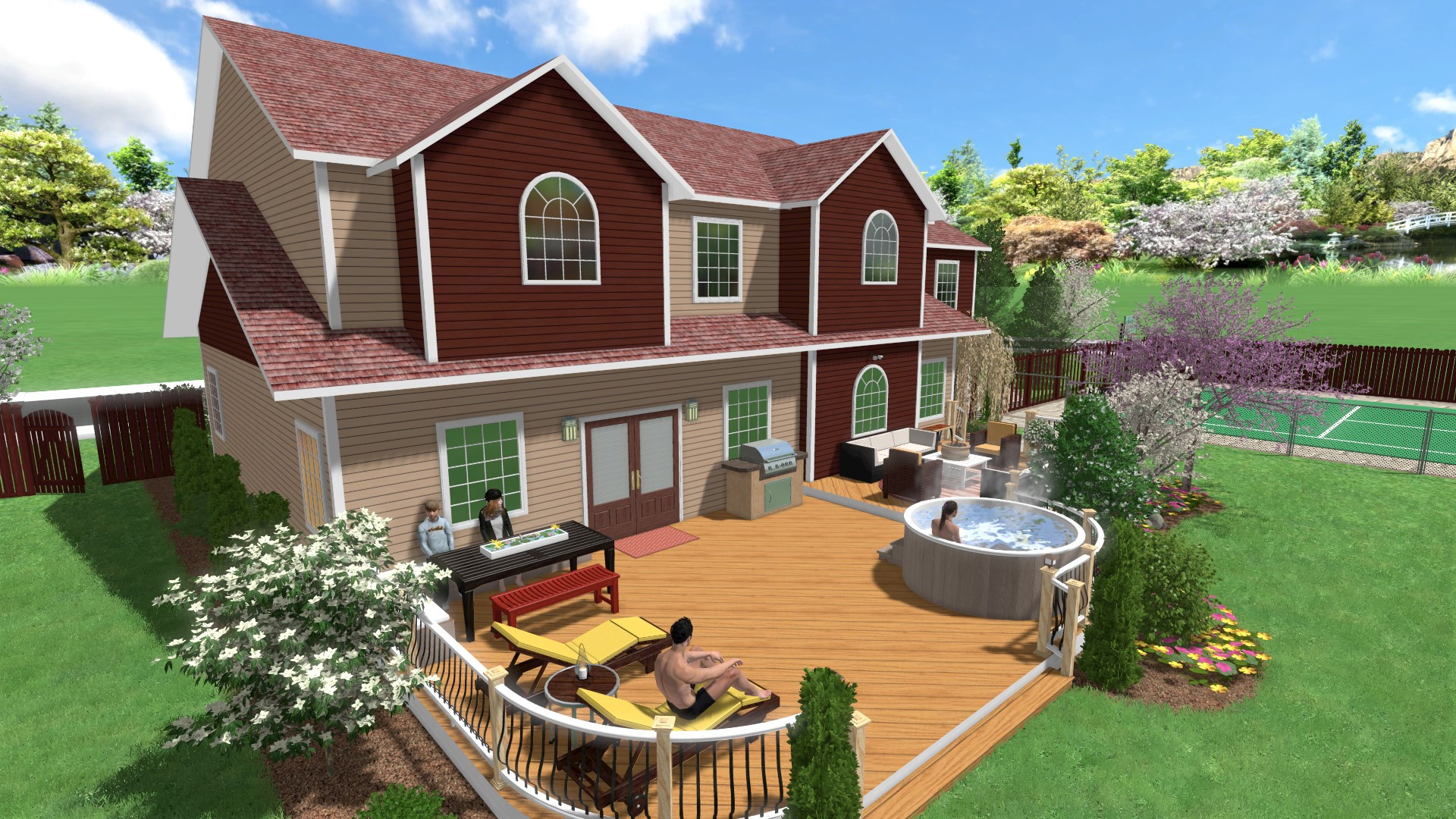 3D Landscape Design
 Home Landscape Software Features