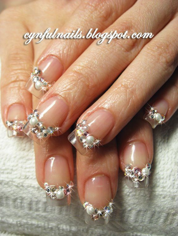 3d Wedding Nails
 Wedding 3D nail art