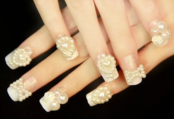 3d Wedding Nails
 70 Most Beautiful 3D Nail Art Design Ideas For Trendy Girls