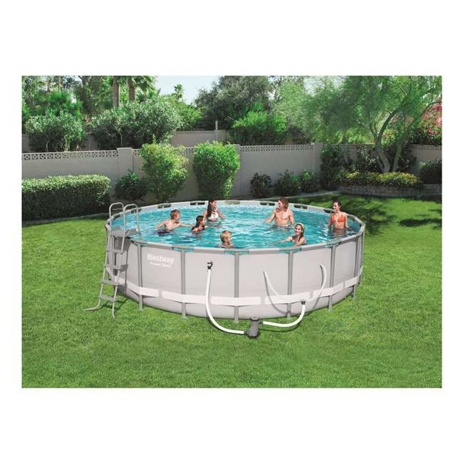 4 Ft Above Ground Pool
 Bestway 18 x 4 3 Foot Reinforced Power Steel Frame