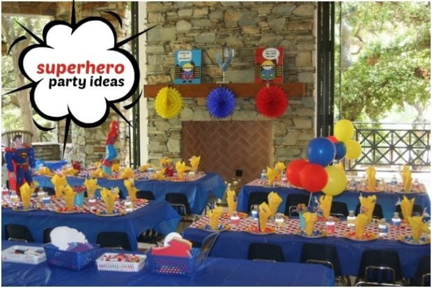 4 Yrs Old Birthday Party Ideas
 Superhero Themed Birthday Party for 4 Year Old Boys