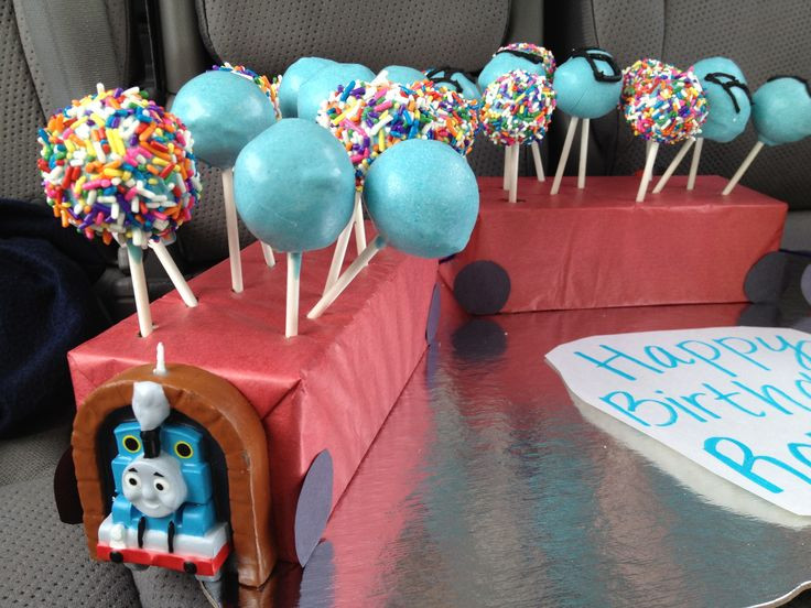 4 Yrs Old Birthday Party Ideas
 Cake Pops for 4 year old boy s birthday