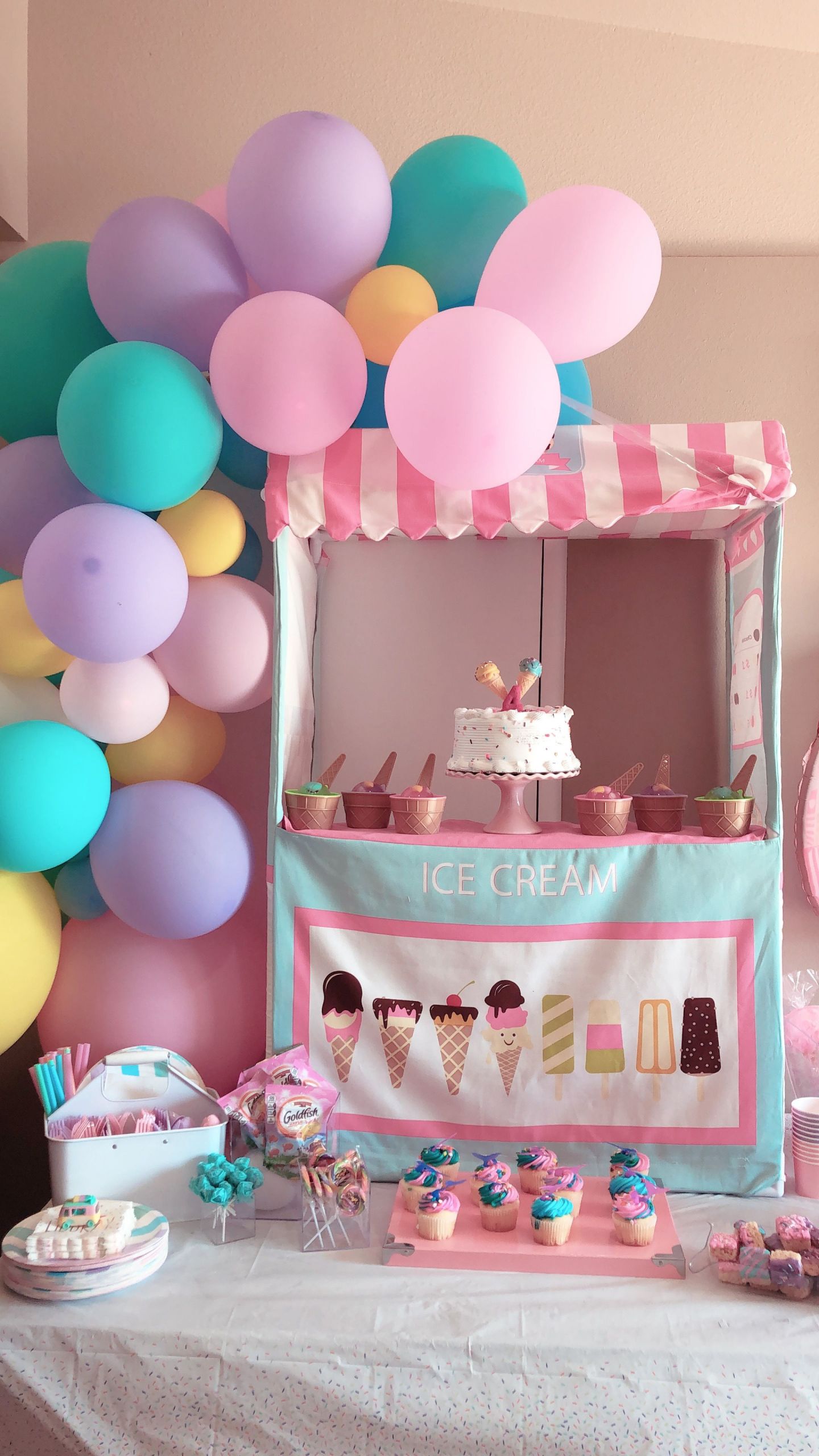 4 Yrs Old Birthday Party Ideas
 Ice cream birthday party for my 4 year old