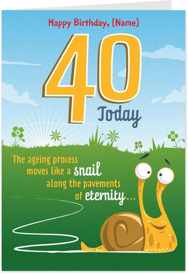 40 Birthday Quotes Funny
 Happy 40th Birthday Quotes Memes and Funny Sayings