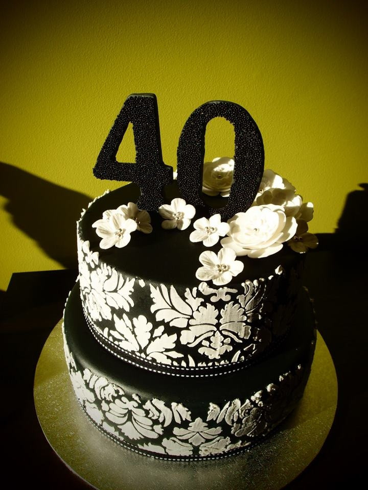 40th Birthday Cake Decorating Ideas
 631 best la s birthday 40 s & 50 s images on Pinterest
