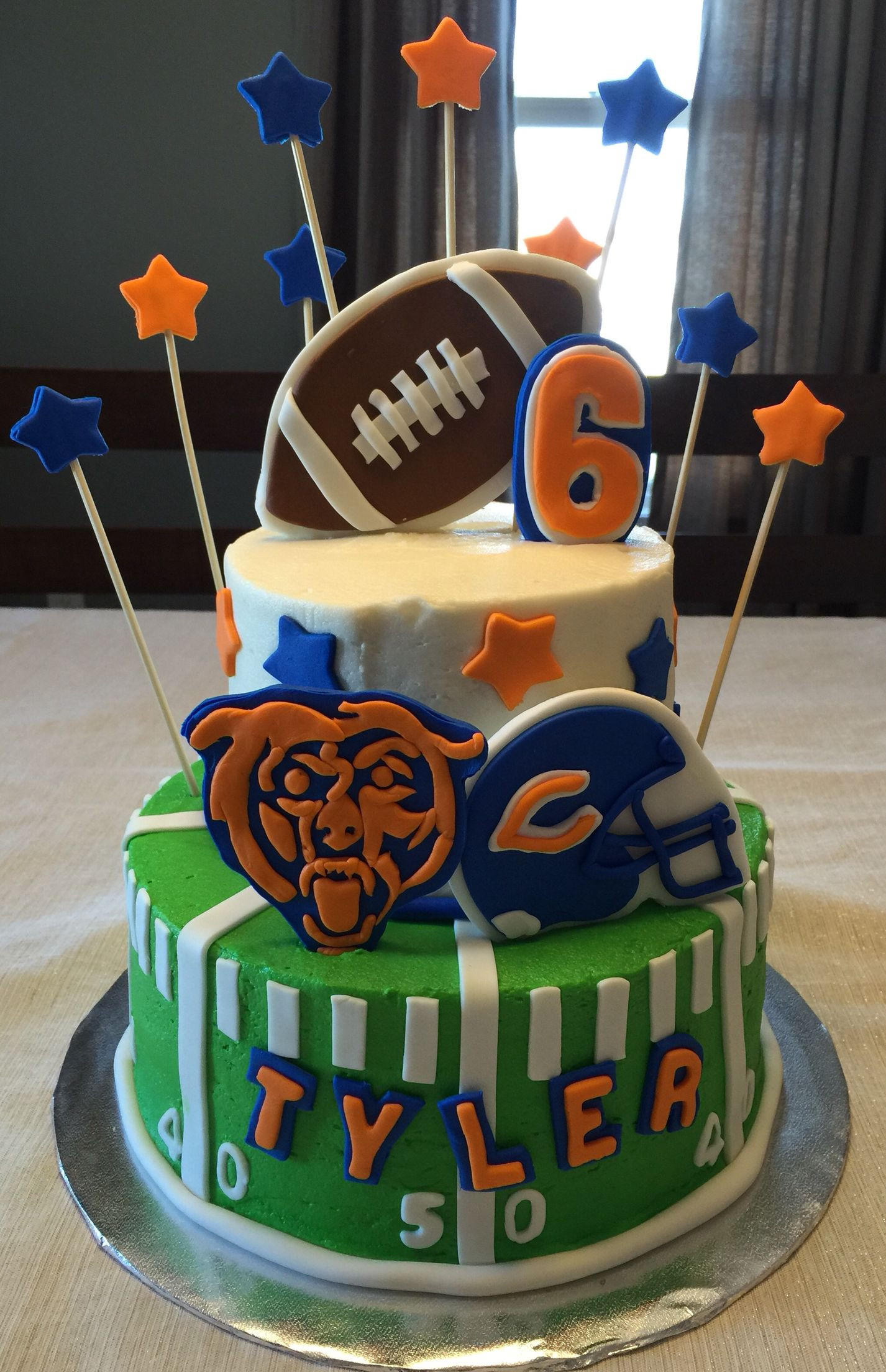 40Th Birthday Party Ideas Chicago
 Chicago Bears Cake