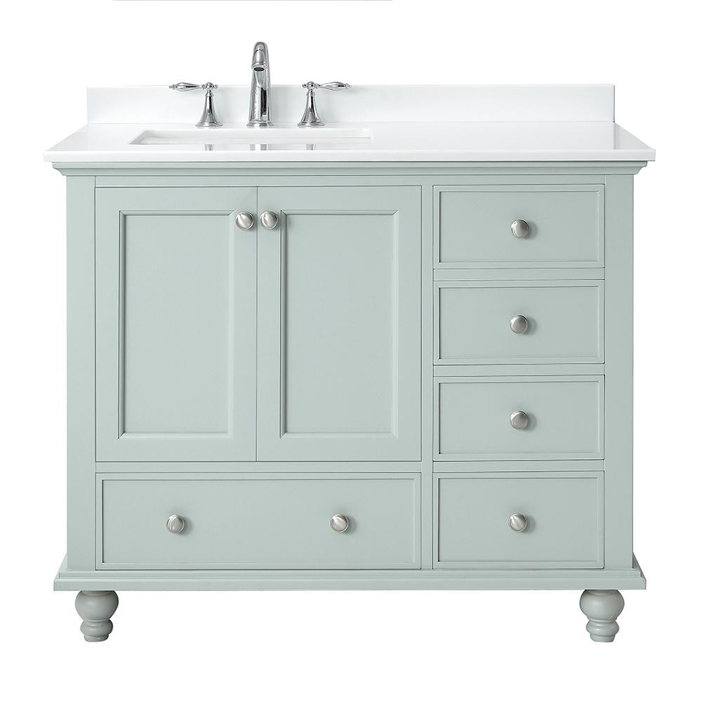 42 Bathroom Vanity With Top
 Home Decorators Collection Orillia 42 in W x 22 in D