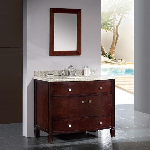 42 Bathroom Vanity With Top
 Shop Georgia 42 inch Single Sink Bathroom Vanity with